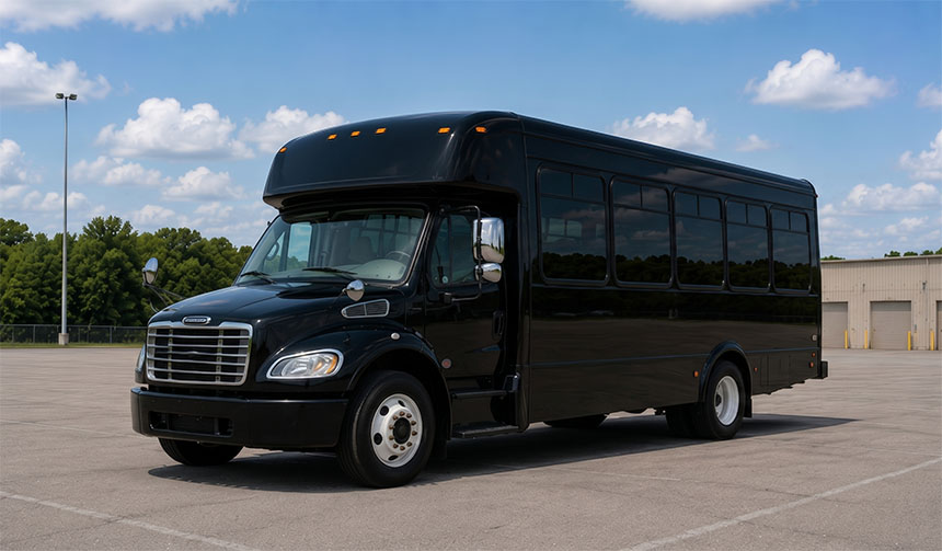 18-passenger minibus available for charter in Lawrence, KS